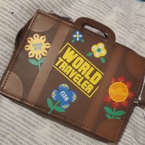Small world luggage pouch